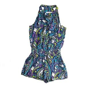 Alice & Trixie Silk Romper. Size XS